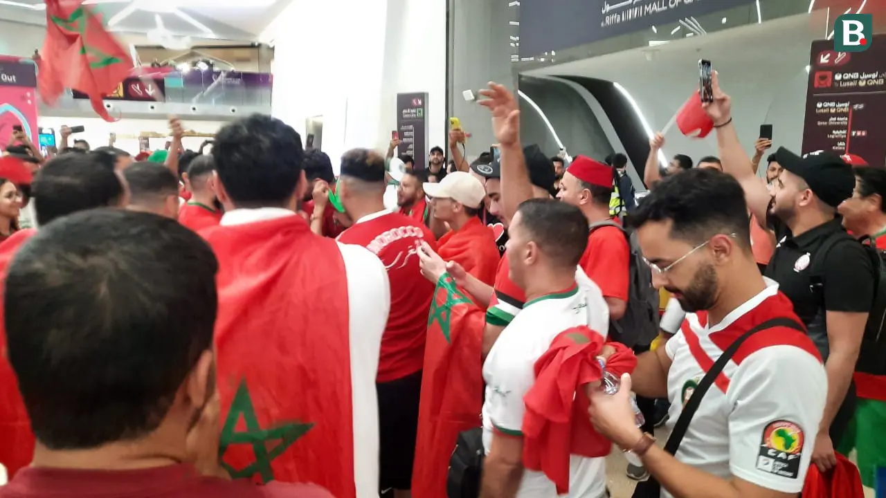 Fans Timnas Maroko