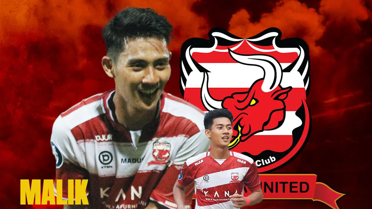 Madura United - Ilustrasi Malik Risaldi