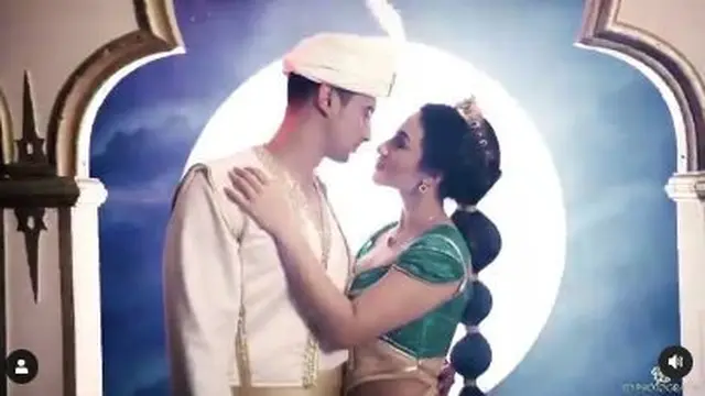 6 Pemotretan Ali Syakieb dan Margin Wieheerm, Bertema Aladdin dan Jasmine