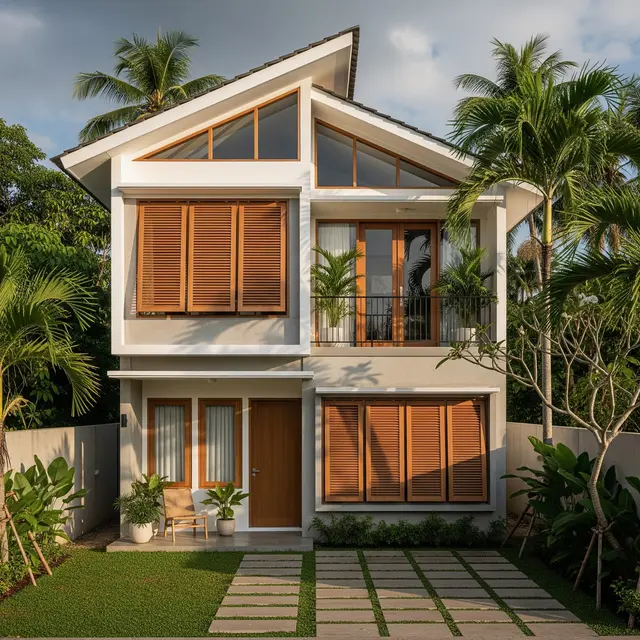 9 Desain Rumah Kecil tapi Bisa Dua Lantai karena Struktur Ringan, Solusi Optimal