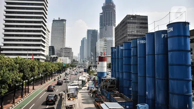 FOTO: Memantau Progres Pembangunan MRT Fase 2A
