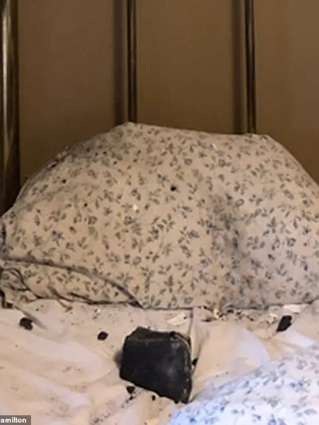 Kisah perempuan selamat dari meteor yang jatuh tepat di bantal sebelah ia tidur