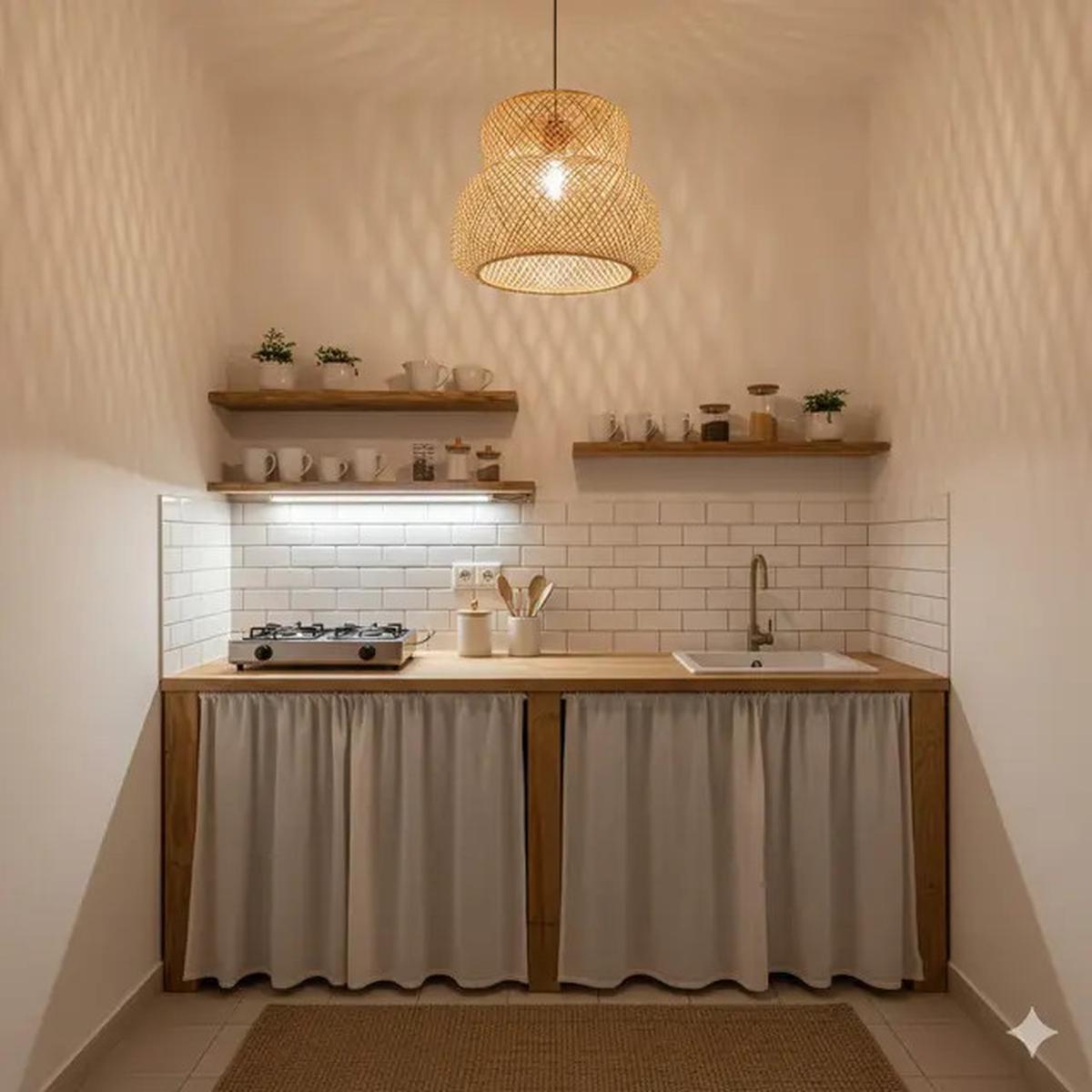10 Ide Dapur Rumah Kecil 2x2 Meter Gaya Japandi Budget Rp 10 Juta, Mungil Tetap Rapi