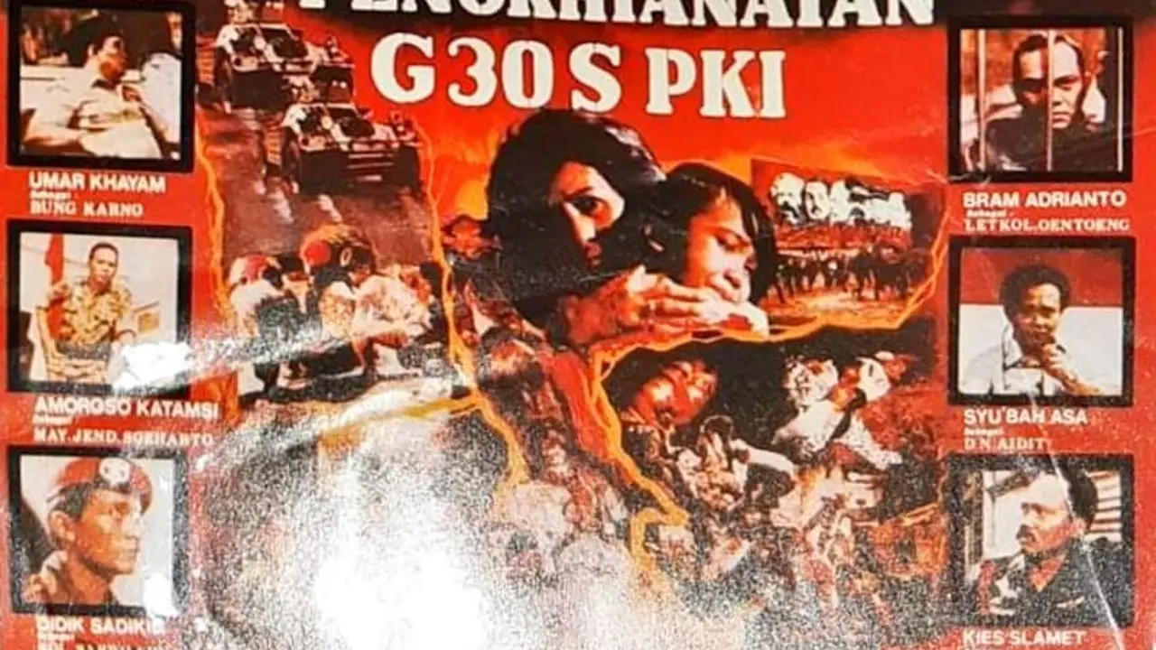 Poster film Pengkhianatan G30S/PKI. (Foto: Koleksi Pribadi Daniel Irawan)