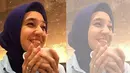 Dhini Aminarti akhirnya mantab mengenakan hijab. Istri Dimas Seto itu mulai mengenakan hijab semenjak 22 Januari lalu. (instagram.com/dhiniaminarti)