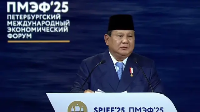 Di SPIEF Rusia, Prabowo Sebut Cadangan Beras Indonesia 4,4 Juta Ton Termasuk Rekor Tertinggi