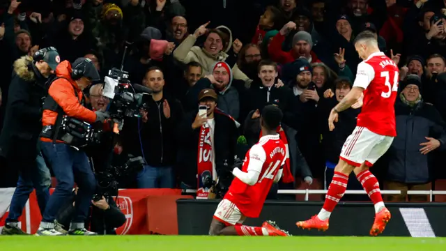 Lumat West Ham United, Arsenal Kian Kokoh Puncaki Klasemen Liga Inggris
