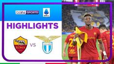 Berita Video, Highlights Liga Italia Pekan 30 antara AS Roma Vs Lazio pada Senin (21/3/2022)