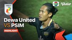 Berita video highlights laga babak 8 besar Liga 2 Grup Y antara Martapura Dewa United melawan PSIM Yogyakarta yang berakhir dengan skor 2-2, Kamis (16/12/2021) malam hari WIB.