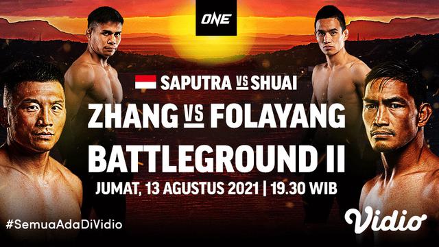Saksikan, Pertandingan Eko Roni Saputra di Ajang One Championship : One Battleground II di Vidio Jumat 13 Agustus 2021