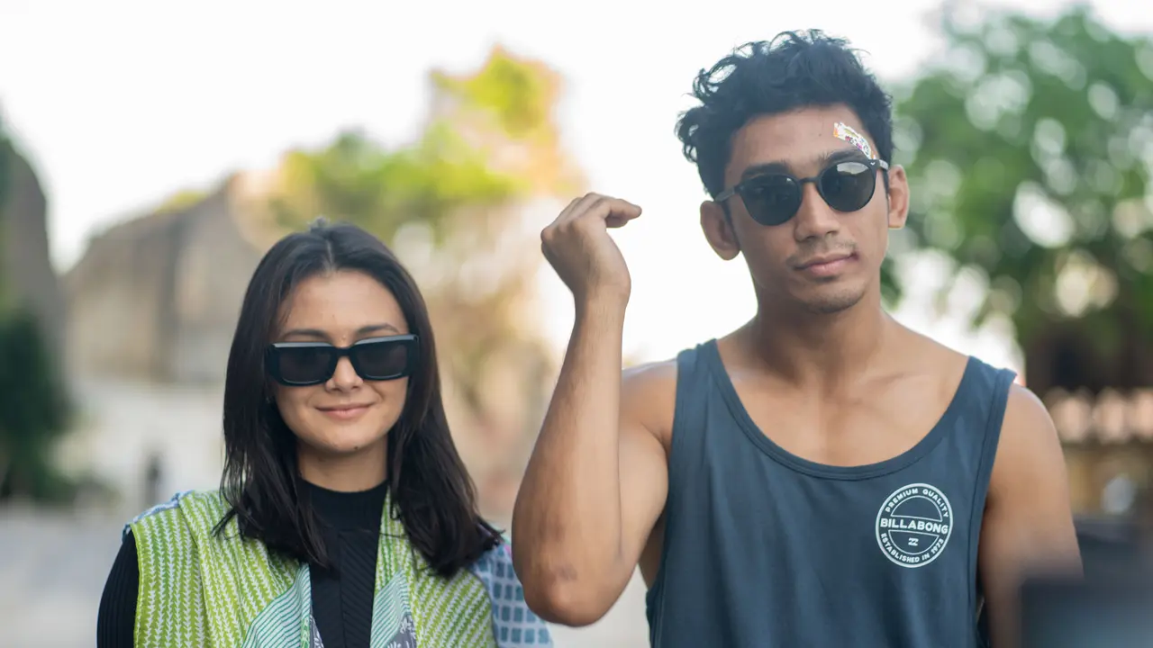 [Fimela] Amanda Rawles dan Daffa Wardhana