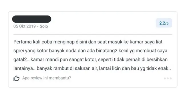 6 Ulasan Tentang Kamar Hotel Ini Nyeleneh, Bikin Ngakak