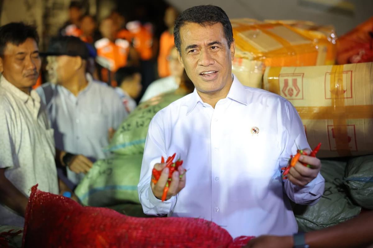 Mentan Amran Beli 40 Ton Cabai Bantu Petani Aceh, Kirim via Hercules ke Jakarta