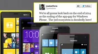 Windows Phone Bakal Dibanjiri Aplikasi Populer Tahun Depan