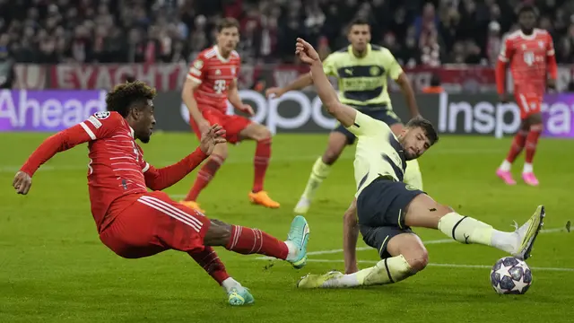 Foto: Jinakkan Bayern Munchen, Manchester City Melaju ke Semifinal Liga Champions