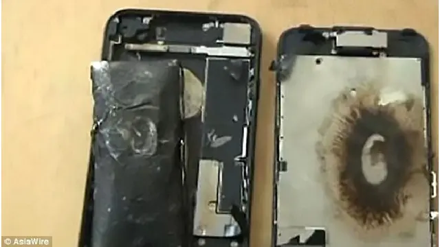 iPhone 7 meledak