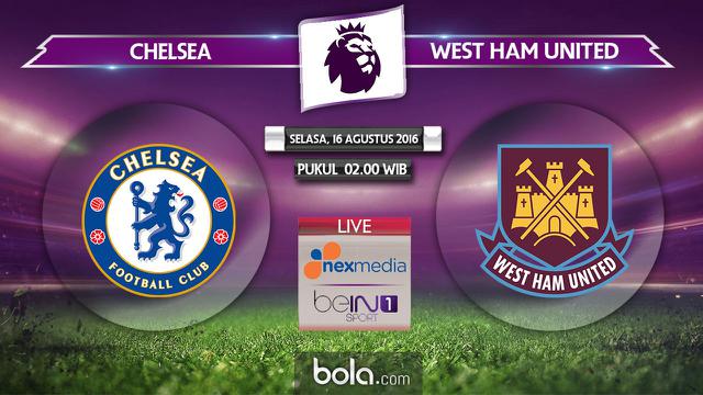 Chelsea Vs West Ham United (Bola.com/Adreanus Titus)