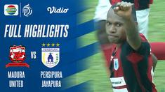 Berita Video, Higlights Pertandingan Madura United Vs Persipura Jayapura pada Minggu (3/10/2021)