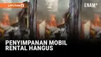 Garasi Tempat Penyimpanan Mobil Rental Hangus Terbakar, 2 Karyawan Luka Bakar