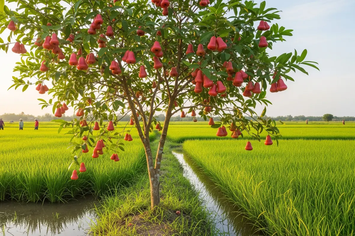 Pohon Buah Untuk Tumpang Sari di Sawah