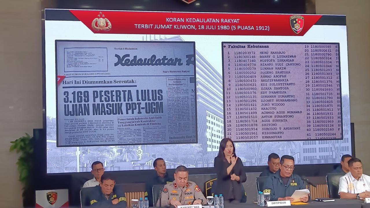 VIDEO: Alasan Bareskrim Polri Hanya Lihatkan Foto Bukan Ijazah Asli Jokowi, Kenapa?