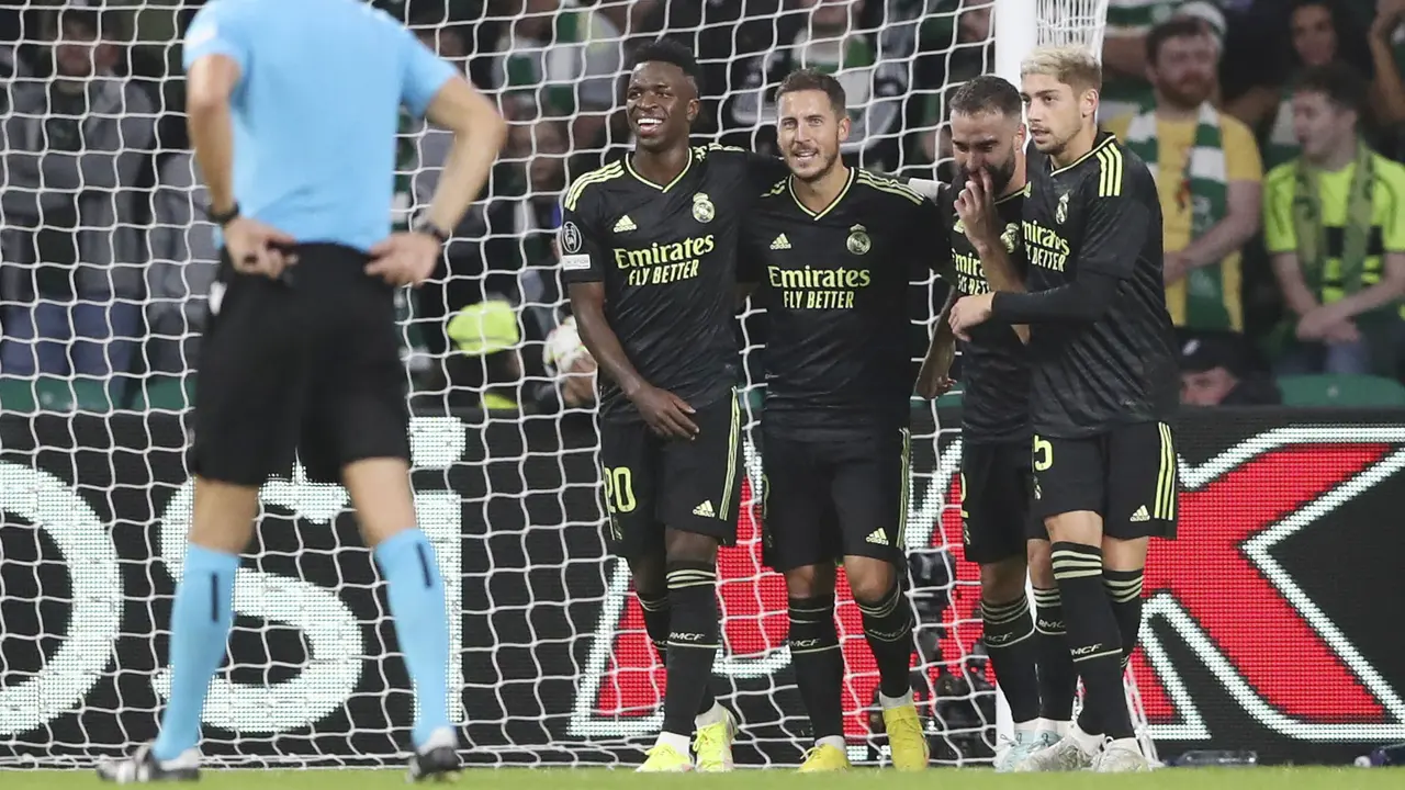 Foto: Real Madrid Lumat Celtic di Liga Champions, Eden Hazard Beri Sinyal Bangkit