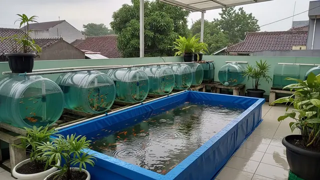 Budidaya Ikan Hias di Teras Saat Musim Hujan, Ini 4 Tantangan dan Solusinya