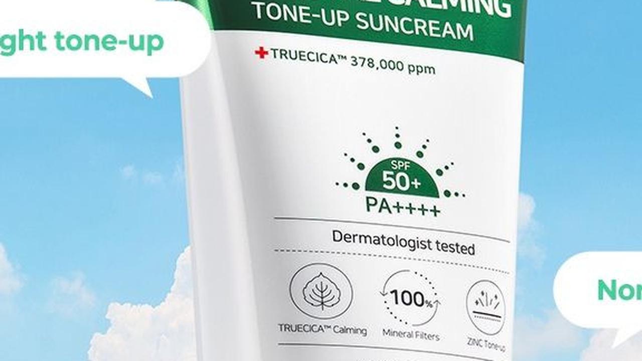 5.&nbsp;SOME BY MI Truecica Mineral Calming Tone-up Sun Cream