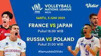 Streaming Big Match VNL 2021 di Vidio, Sabtu 5 Juni 2021. (Sumber : dok. vidio.com)