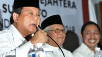Kedatangan Prabowo ke kantor PKS kali ini merupakan salah satu upaya untuk menggalang kekuatan besar menghadapi pemilihan presiden 9 Juli 2014,Jakarta, (17/5/2014). (liputan6.com/Johan Tallo)