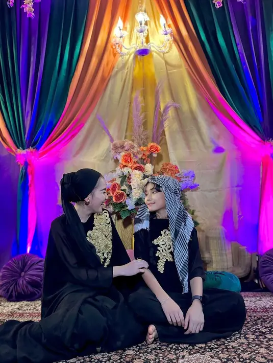 Ayu Ting Ting dan Bilqis. [Foto: Instagram/ayutingting92]