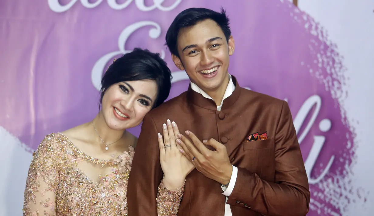 Caesar Hito dan Felicya Angelista (Muhammad Akrom Sukarya/© KapanLagi.com)