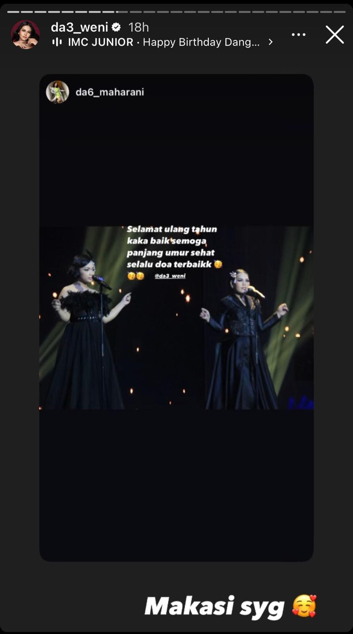 Caption Story Maharani DA6