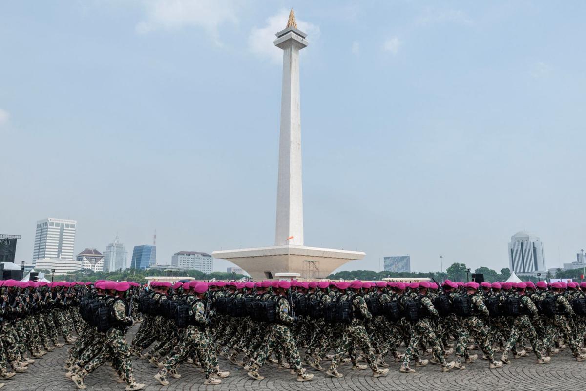 Jokowi pimpin peringatan HUT TNI terakhir sebagai Presiden
