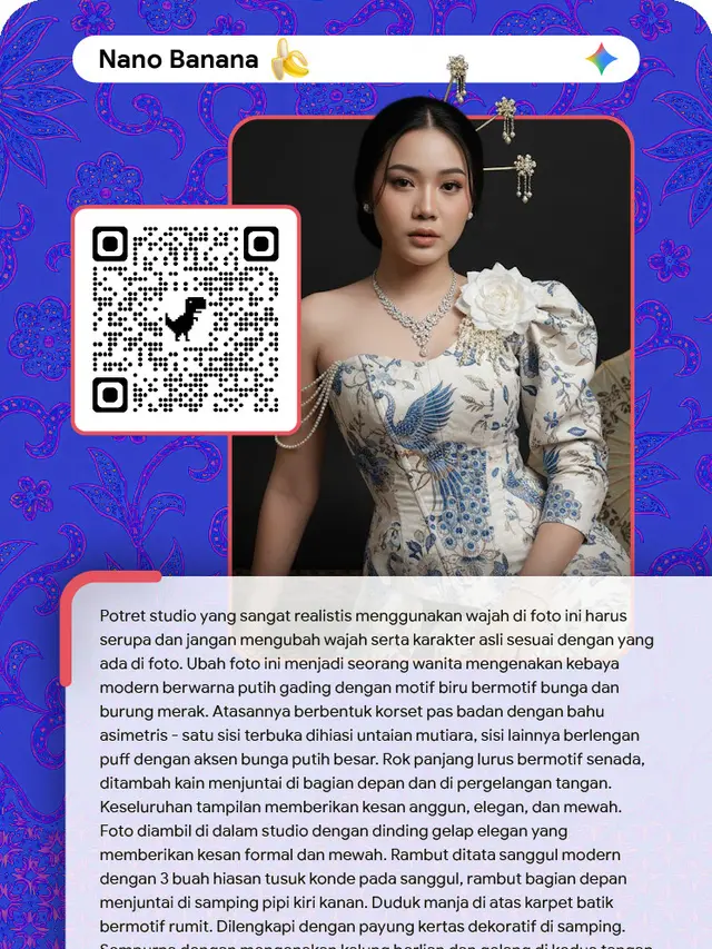 Nano Banana, AI Google Gemini, Rayakan Hari Batik Nasional dengan Kreativitas Tanpa Batas