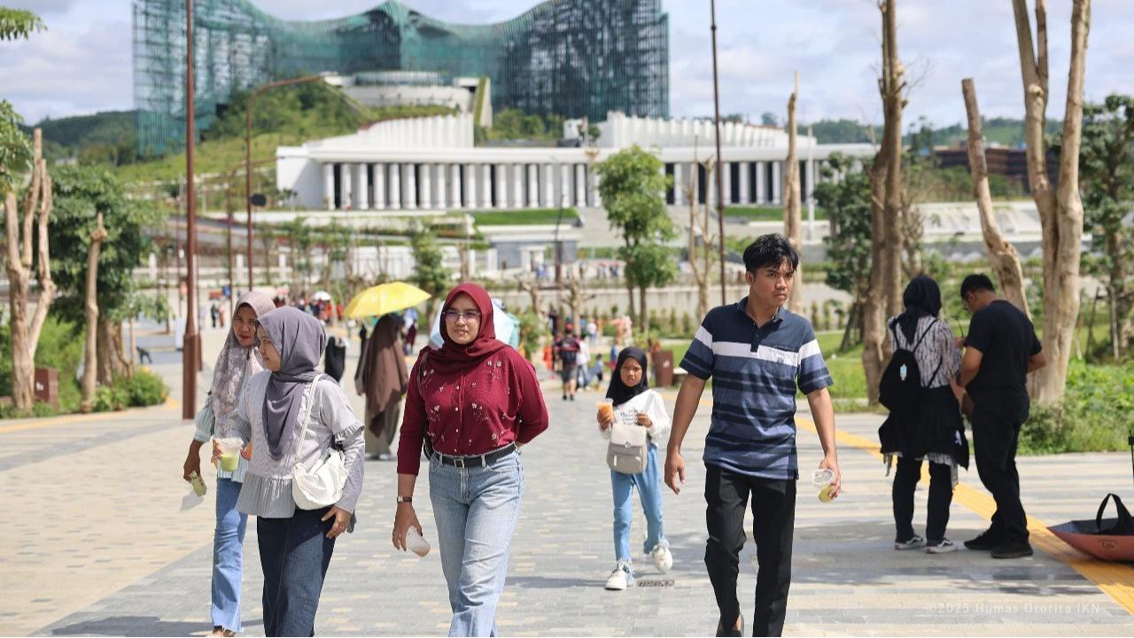 Puluhan ribu warga kunjungi IKN Nusantara saat libur Lebaran