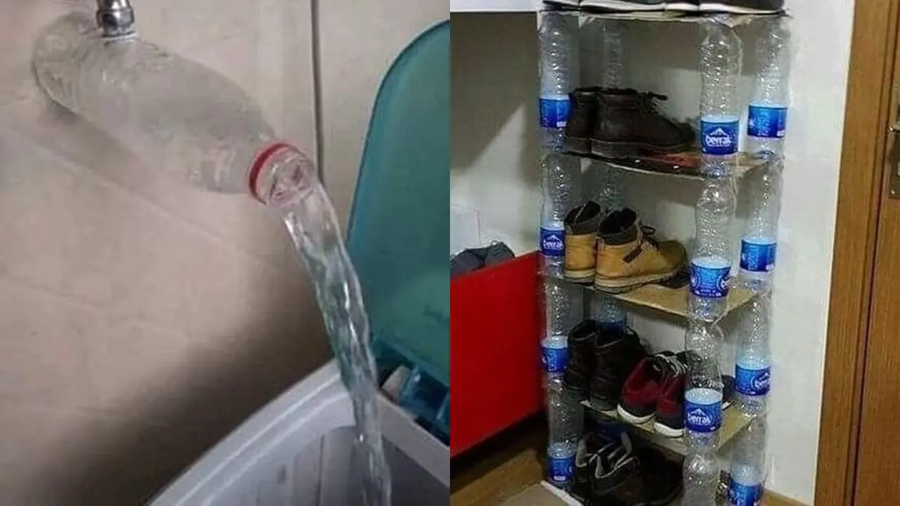 Ide Anti Mainstream Perabot Rumah dari Botol Plastik