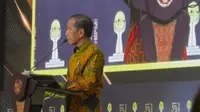 Jokowi nyatakan dukungan pada industri smart agriculture dalam perayaan Hari Ulang tahun ke-52 Himpunan Pengsaha Muda Indonesia (HIPMI) di Jakarta, Senin, 11 Juni 2024. (Foto: Istimewa)