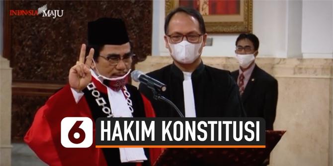 VIDEO: Usai Ketua MA, Jokowi Lantik Manahan Sitompul Jadi Hakim Konstitusi