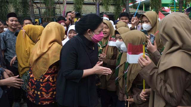 Kunjungan kerja Ketua DPR RI Puan Maharani ke Lampung disambut ratusan tokoh masyarakat setempat (Istimewa)