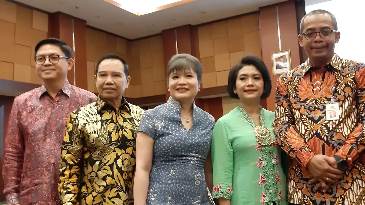 Para pengusaha yang hadir dalam pelantikan Dirjen Pajak Suryo Utomo pada Jumat (1/11/2019) di Kementerian Keuangan.