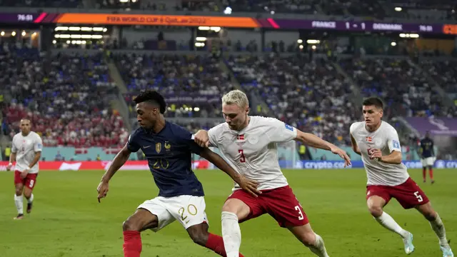 Kalahkan Denmark, Prancis Lolos ke 16 Besar Piala Dunia 2022