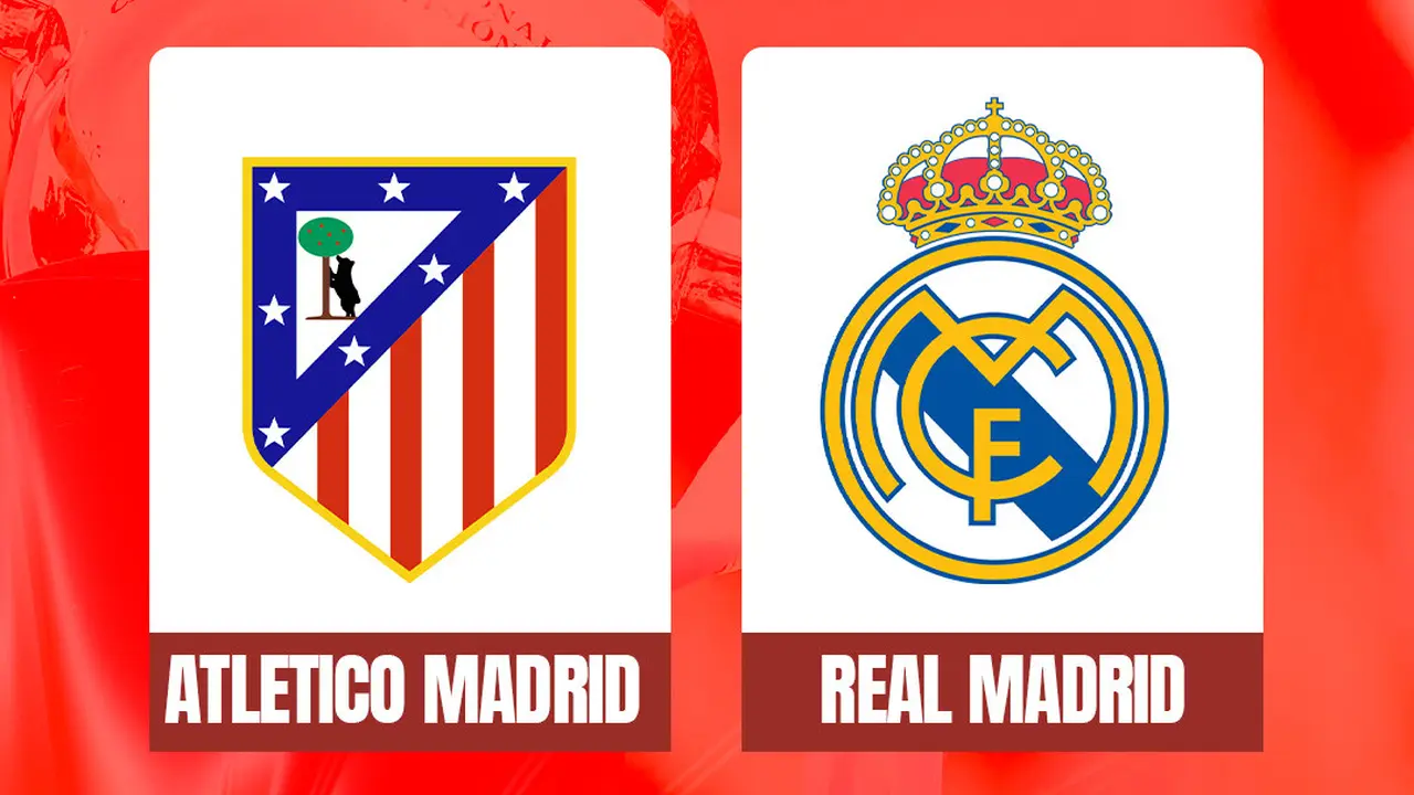 Liga Spanyol - Atletico Madrid Vs Real Madrid