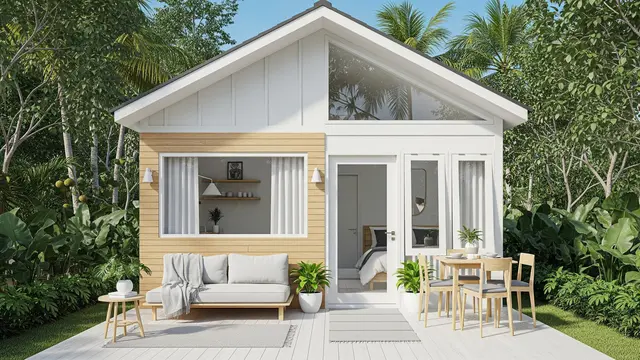 Model Rumah Kecil Ala American Farm, Modelnya Antik dan Bikin Nyaman/ Ilustrasi AI