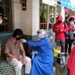 Vaksinasi door to door BIN di Banjarnegara. (Istimewa)