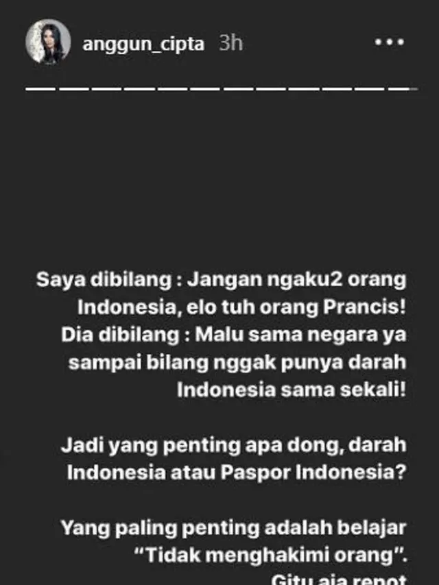 Anggun Cipta (Foto: Instagram/@anggun_cipta)