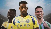 Ilustrasi - Randal Kolo Muani, Jhon Duran, Antony (Bola.com/Adreanus Titus)