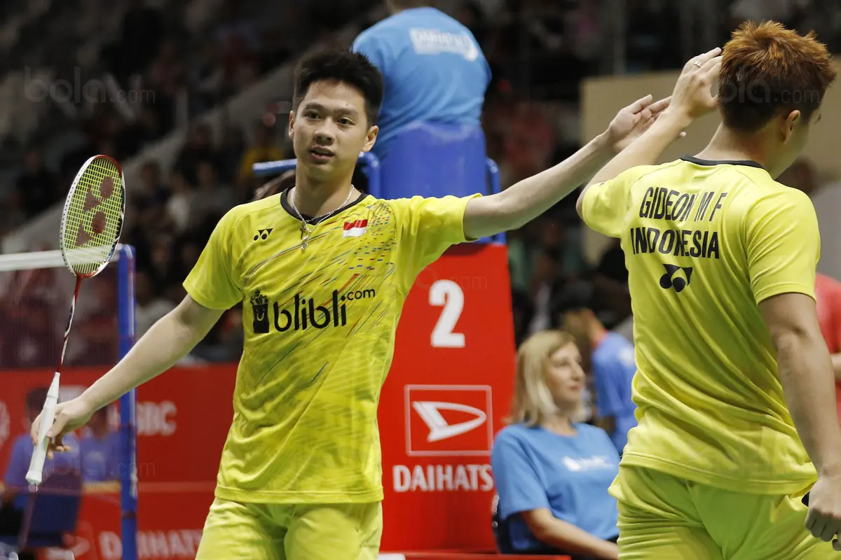 Indonesia Masters 2018 :Kevin Sanjaya/Marcus Gideon Vs Tinn Isriyanet/Kittisak Namdash