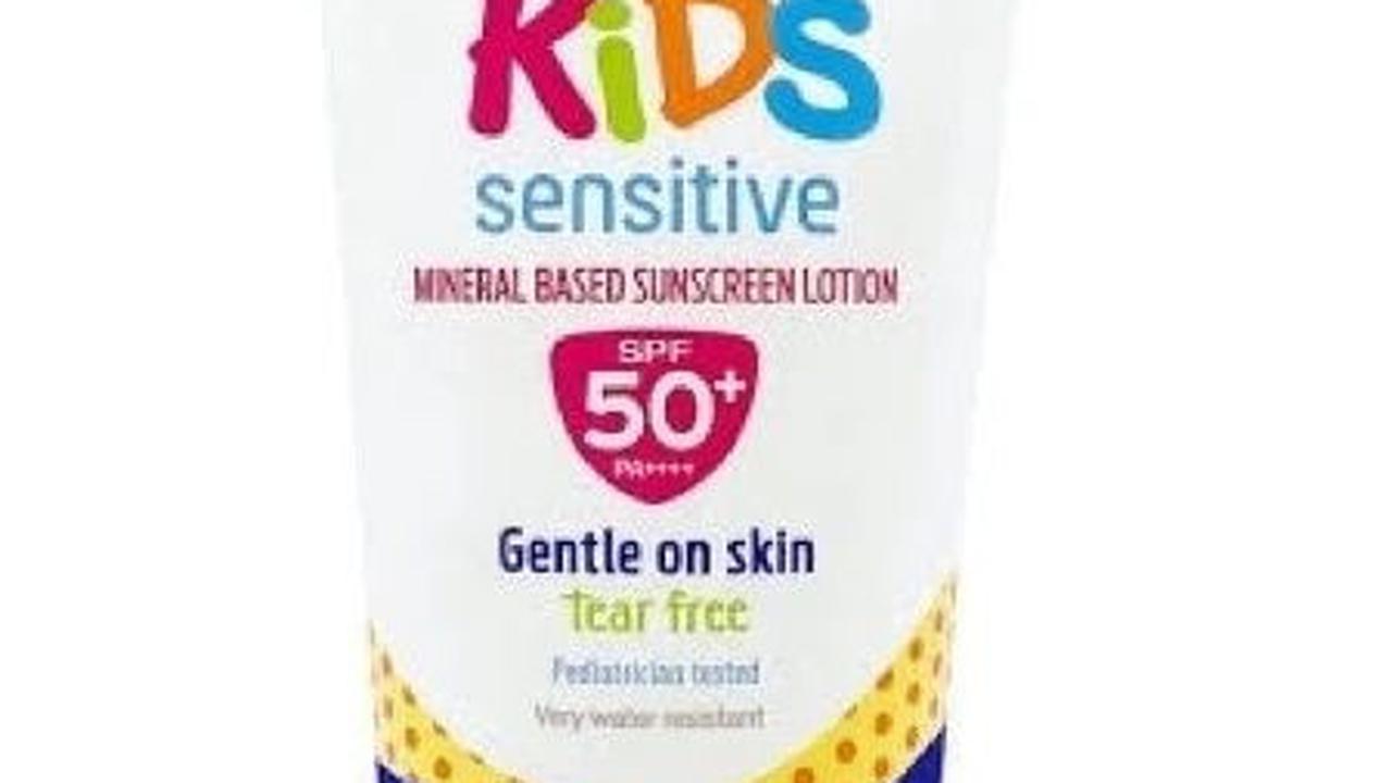9. Banana Boat® Kids Sensitive Sunscreen Lotion SPF50+