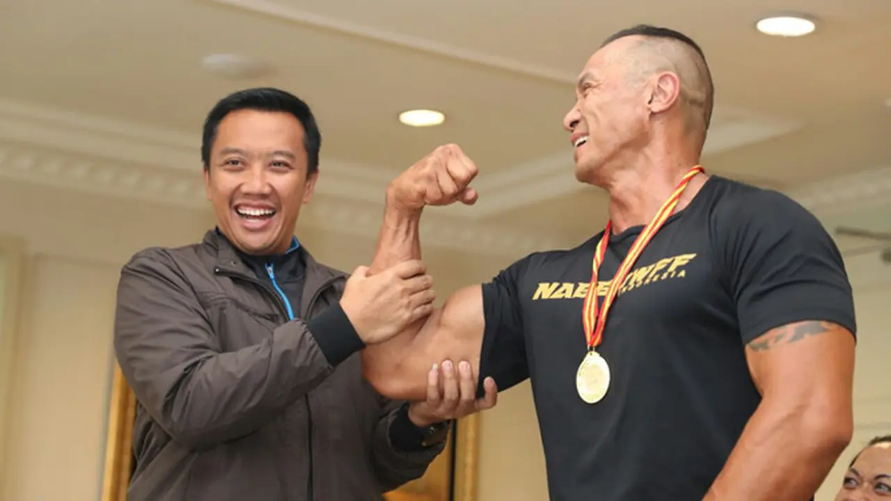 Imam Nahrawi dan Atlet Perbafi